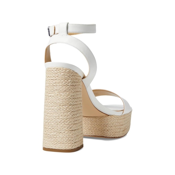 Only worn once! Michael Kors Ashton Espadrille High Heel Platform Sandals - Picture 5 of 14